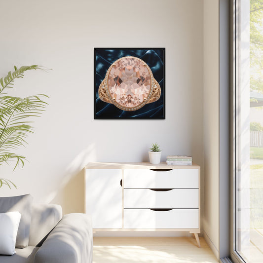 Morganite Velvet Glow Canvas