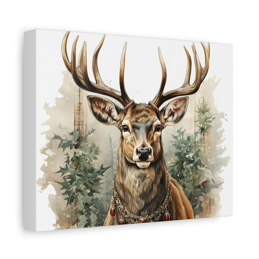 Rustic Deer Canvas Art