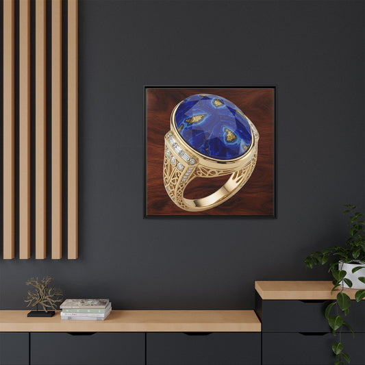 Lapis Walnut Showcase Canvas