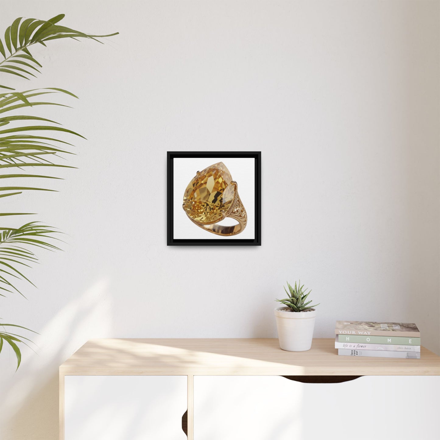 Citrine Signet Canvas Print