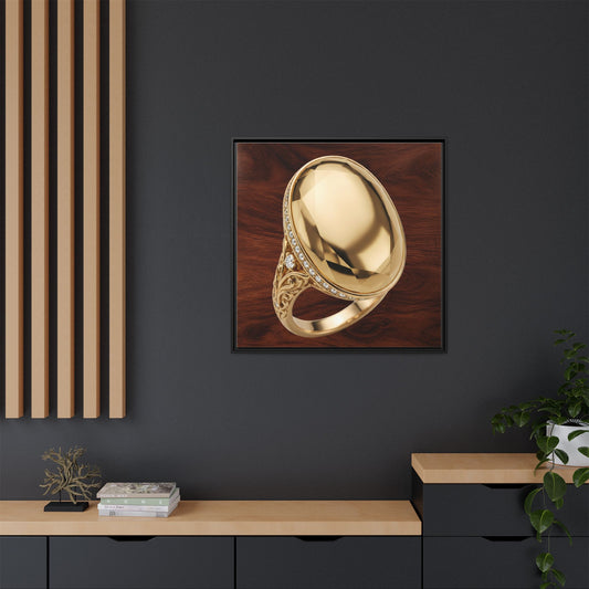 Molten Oval Canvas