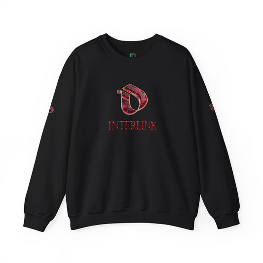 Ruby Facet Interlink Men’s Crewneck Sweatshirt