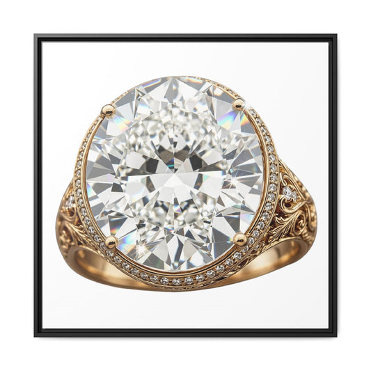 Brilliant Cut Ring Canvas Print