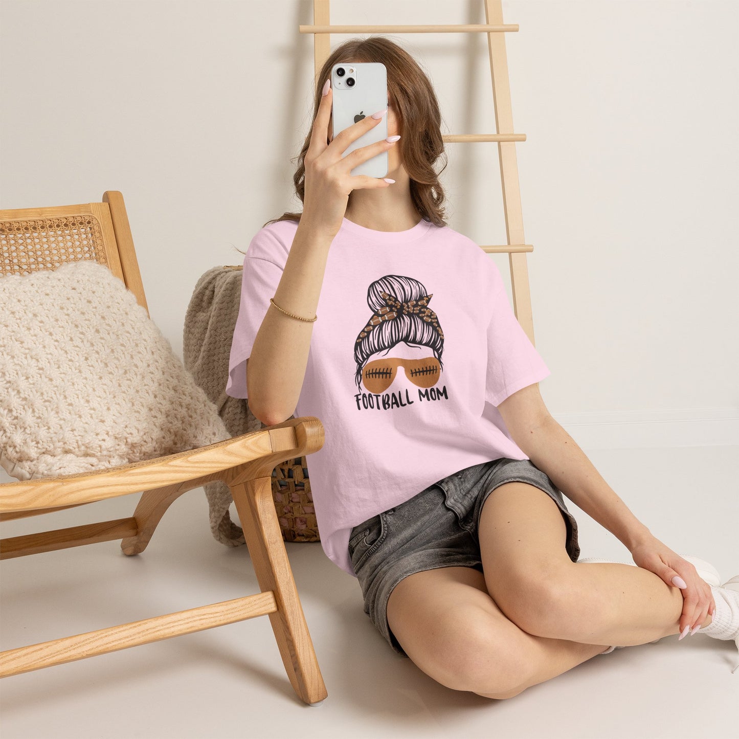 Game Day Football Mom Graphic T-Shirt