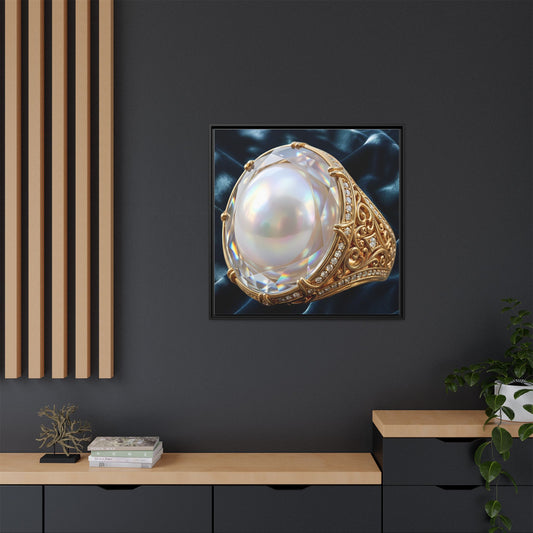 Luminous Pearl Ring Canvas