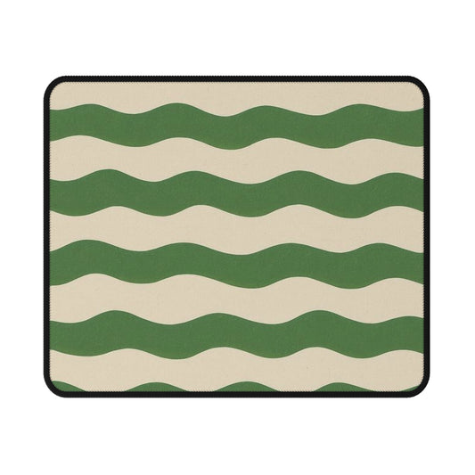 Retro Wavy Stripe Mouse Pad