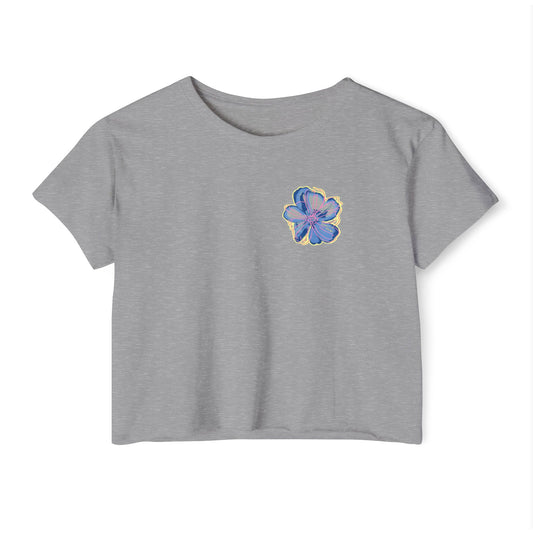 Floral Chest Graphic Boxy Tee