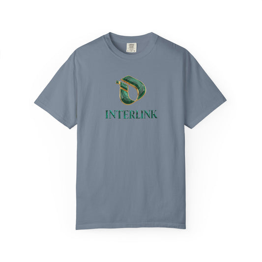 Malachite Facet Interlink Front Graphic Ring-Spun Cotton Tee