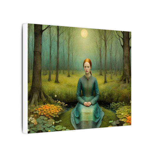 Moonlit Forest Reverie Canvas Print