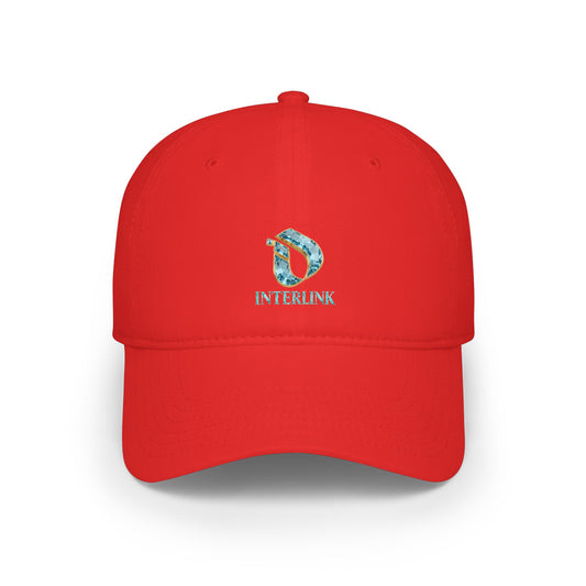 Aquamarine Seaglass Interlink Cotton Twill Cap