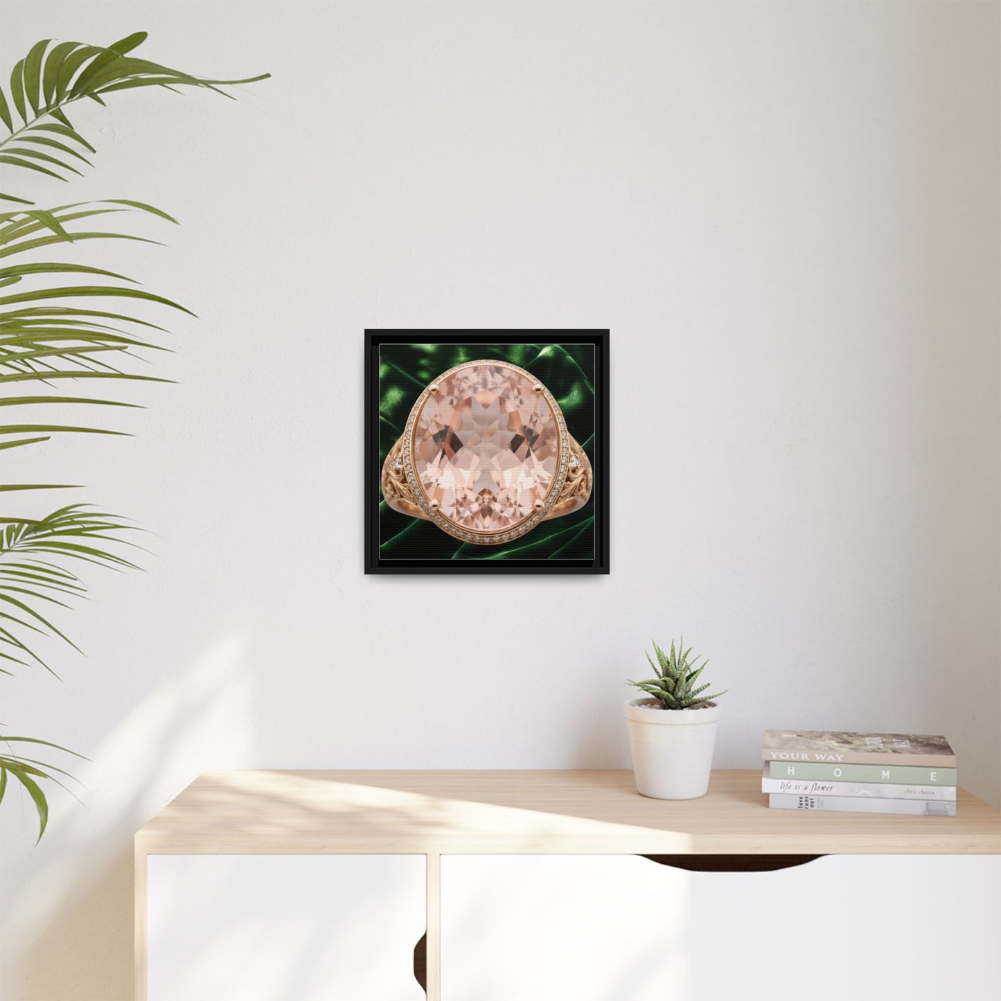 Morganite Rosé Grandeur Ring Canvas