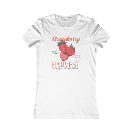 Strawberry Harvest Graphic Women's Tee