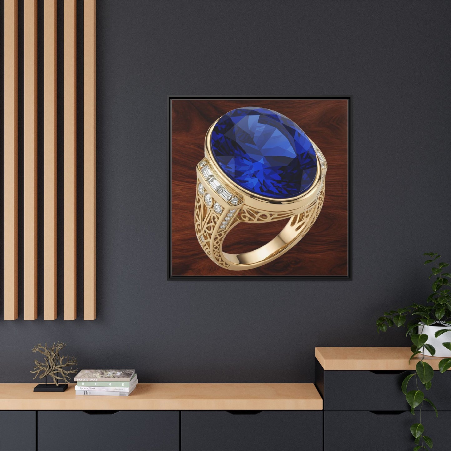 Sapphire Chamber Canvas