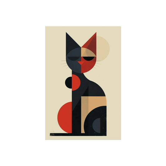 Architectural Feline Poster