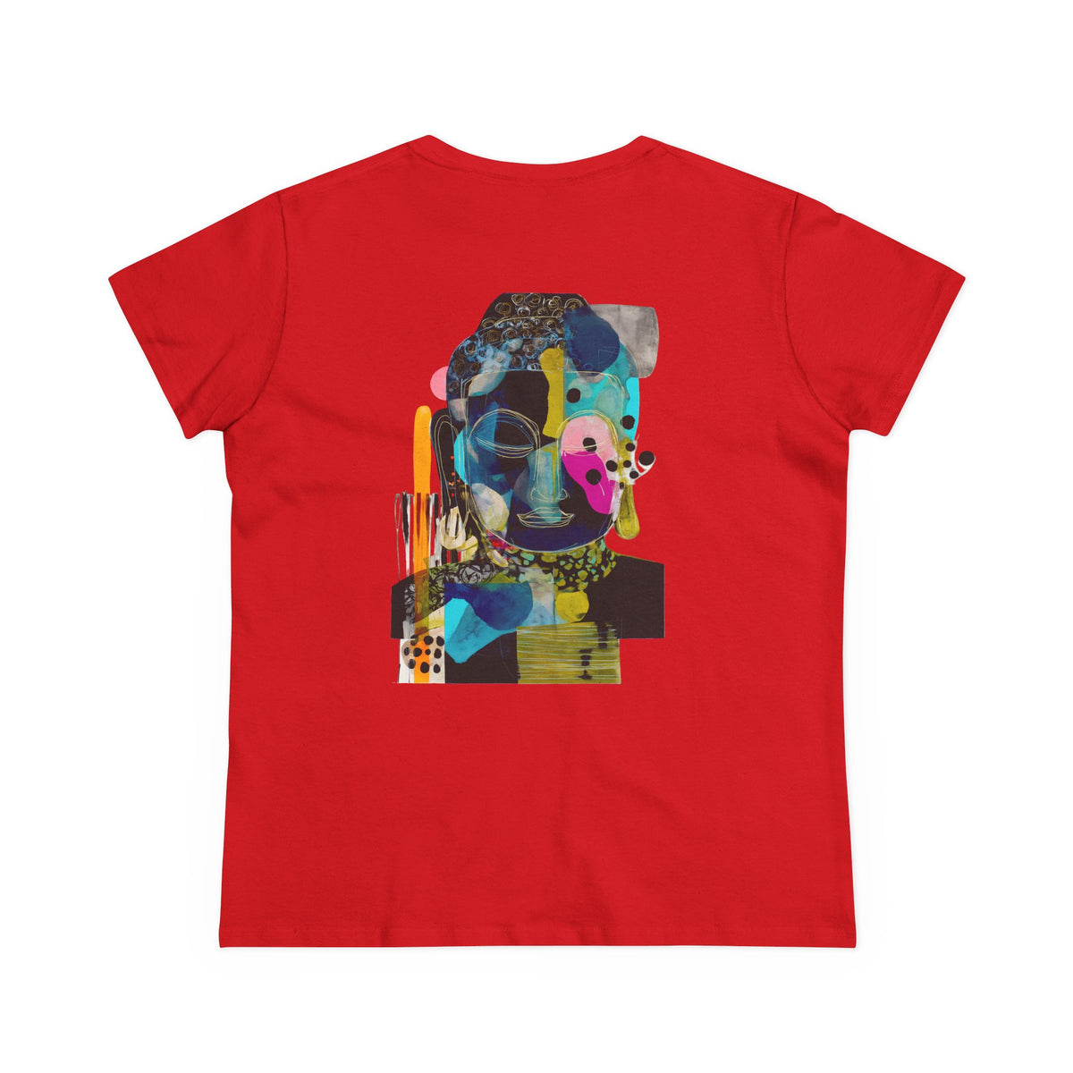 Abstract Chromatic Portrait Back Print Women’s Tee