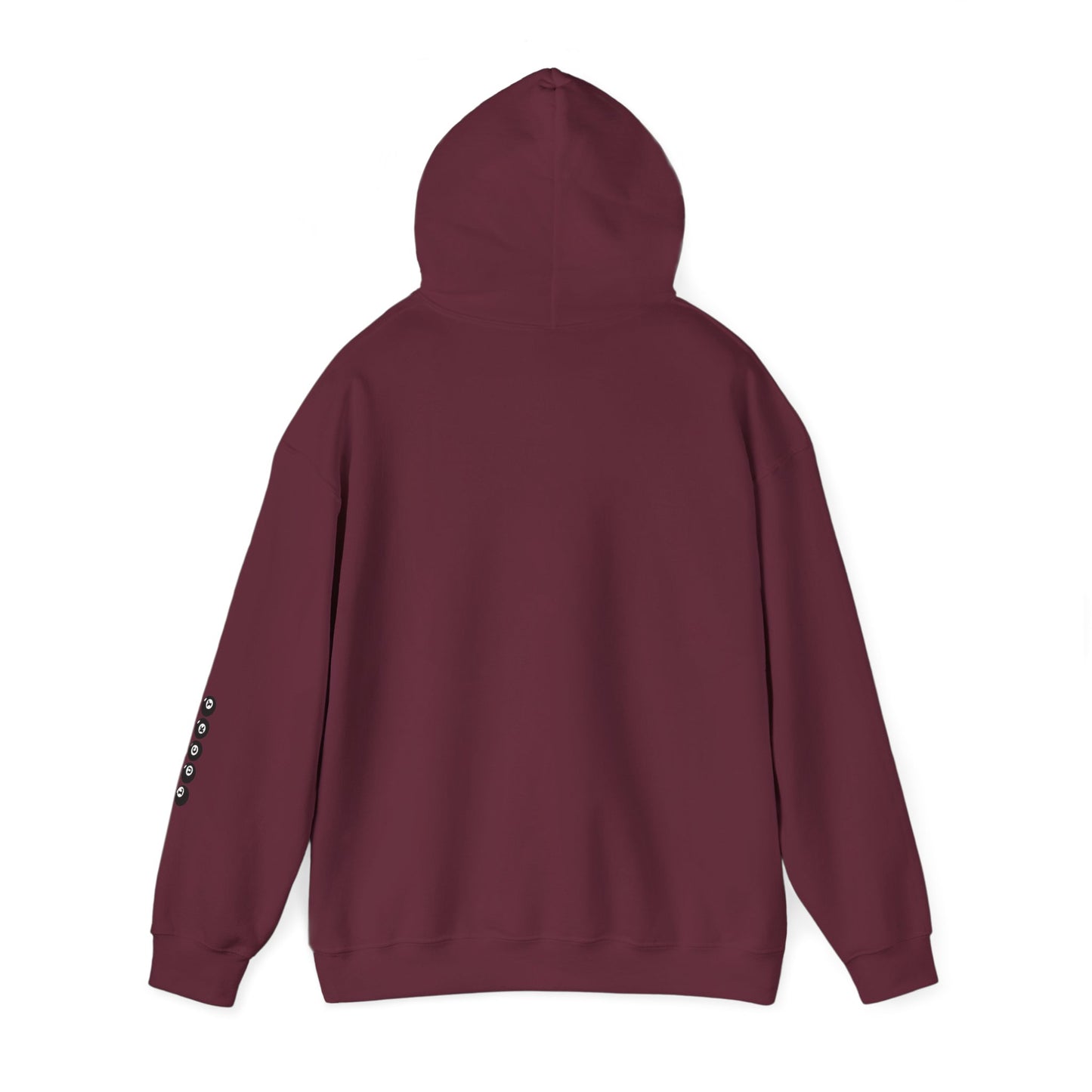 Silent Gaze Maroon Hoodie