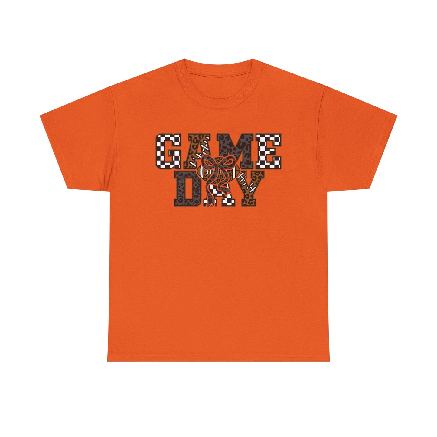 Game Day Leopard Football T-Shirt