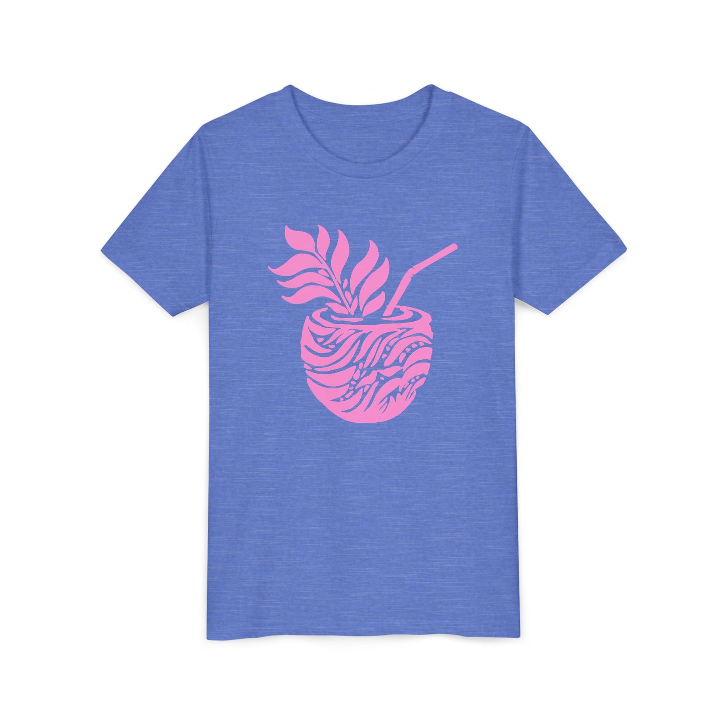 Youth Pink Aloha Drink Tee