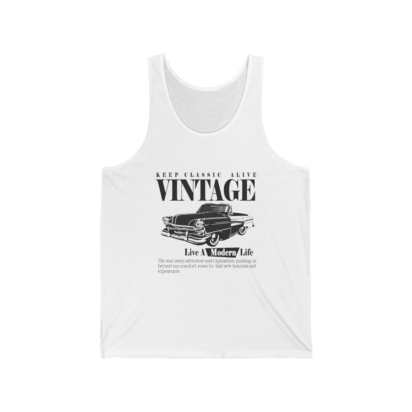 Keep Classic Alive Vintage Car Tank Top