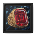 Vintage Ruby Signet Ring Canvas