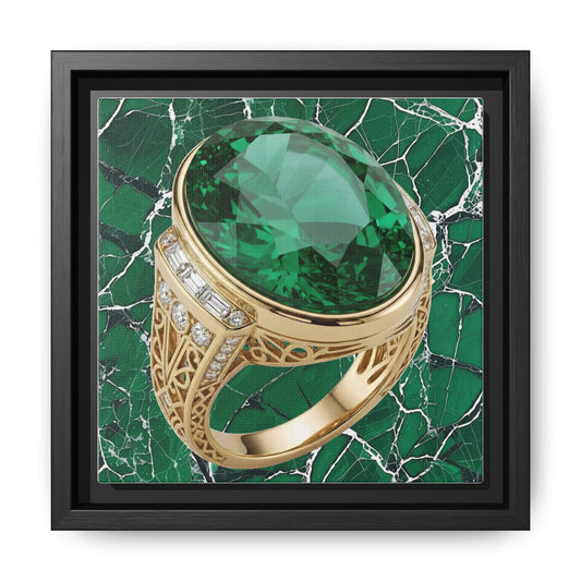 Verdant Emerald Ring Canvas