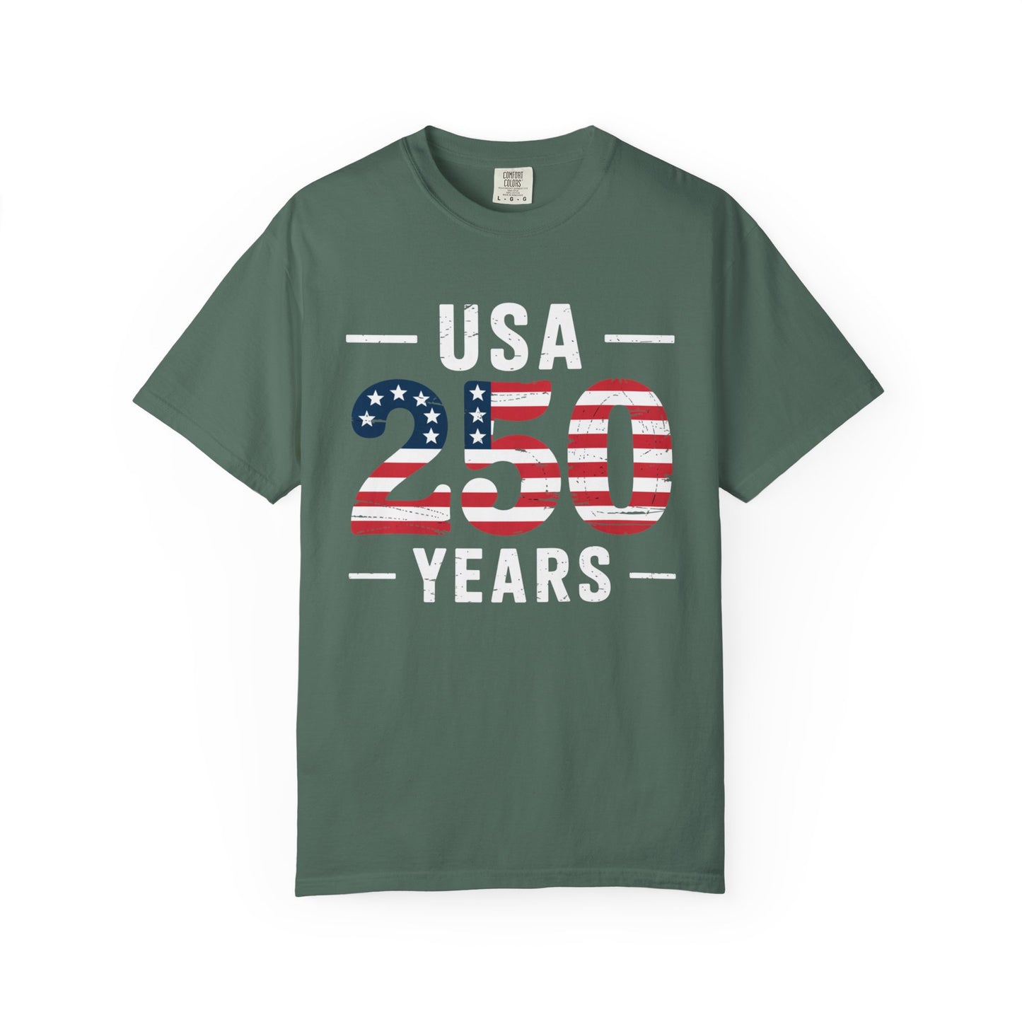 250 American Flag Graphic T-Shirt