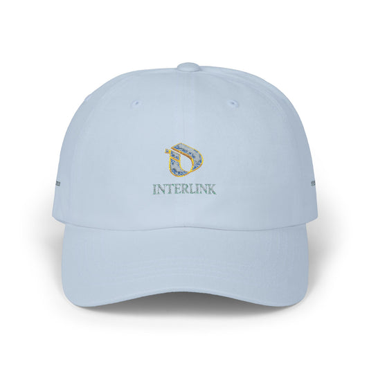 Aquamarine Tidalmark Interlink Relaxed Cotton Cap