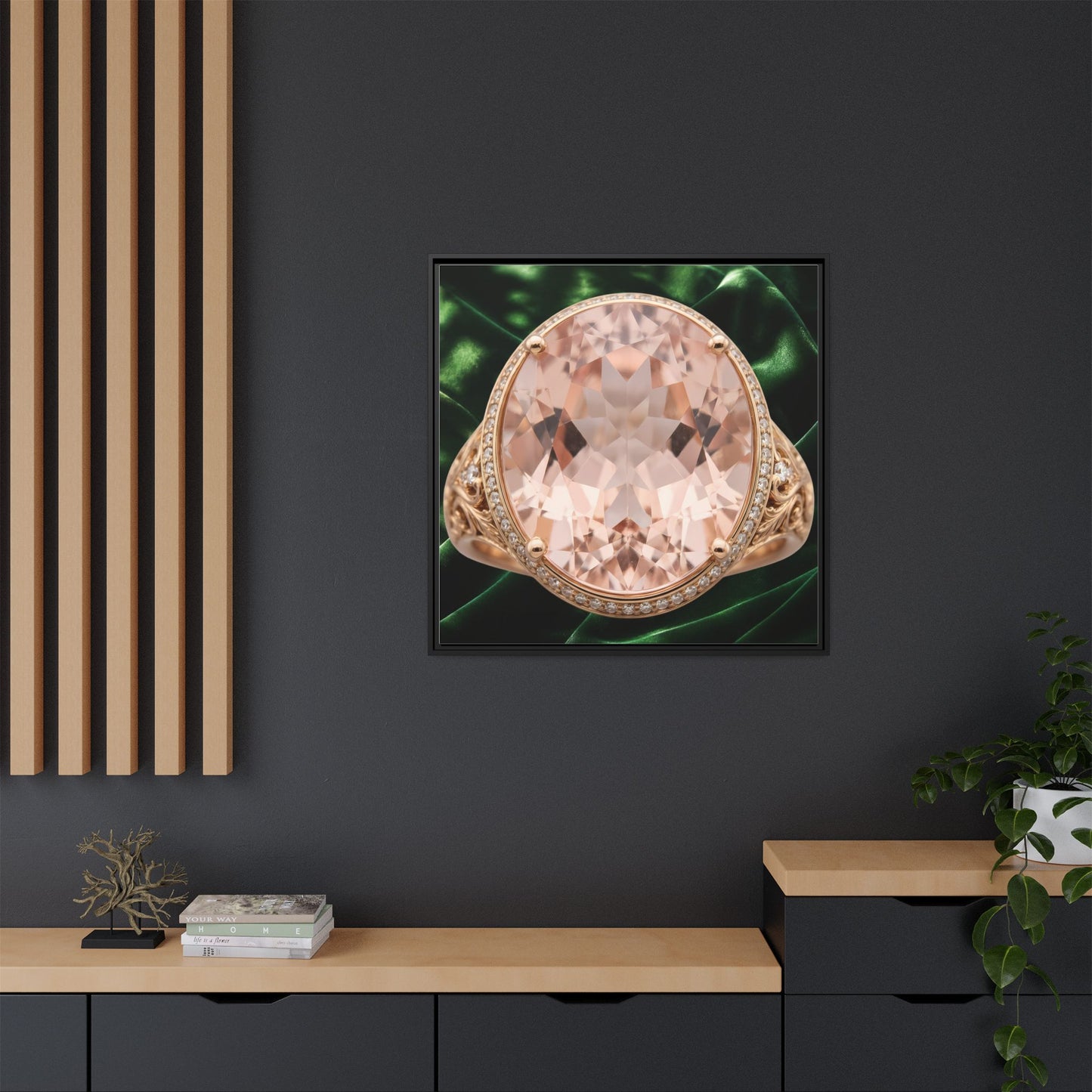 Morganite Rosé Grandeur Ring Canvas