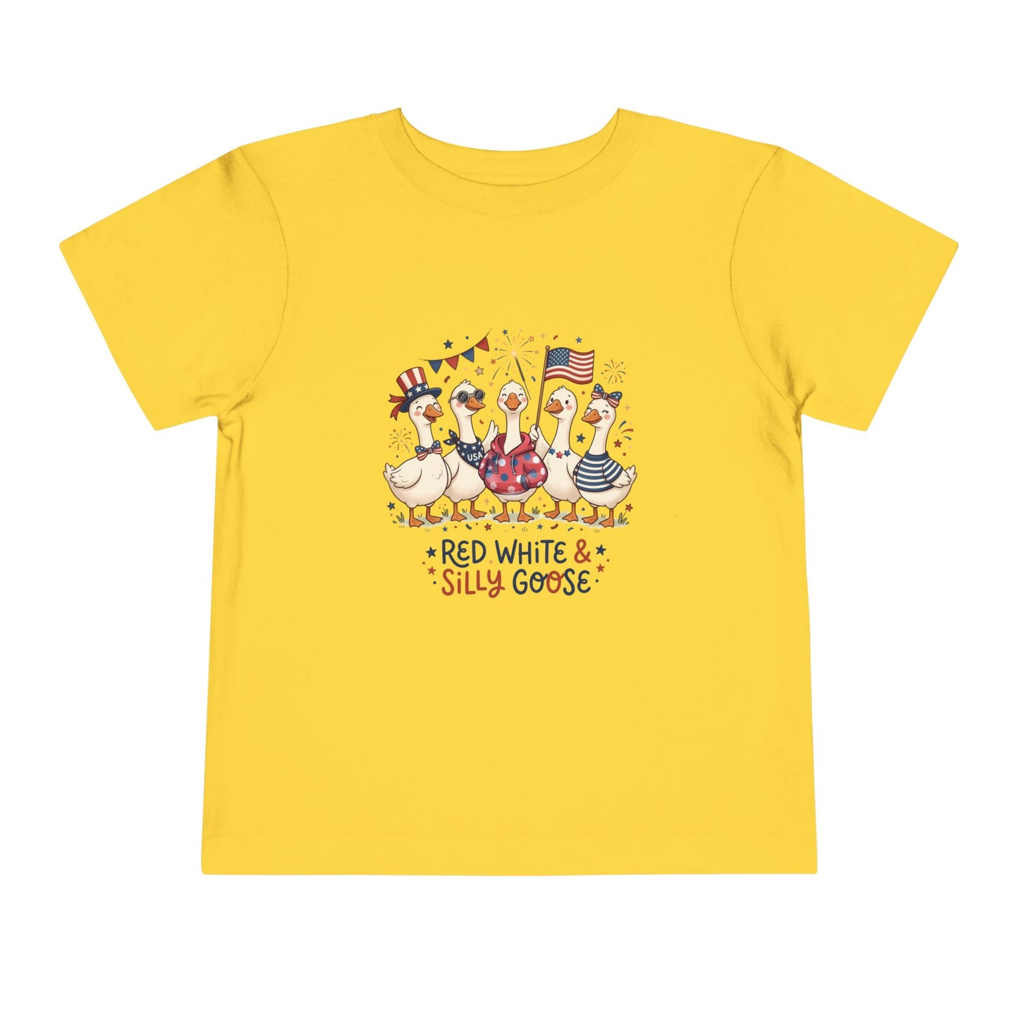 Red White & Silly Goose Toddler T-Shirt