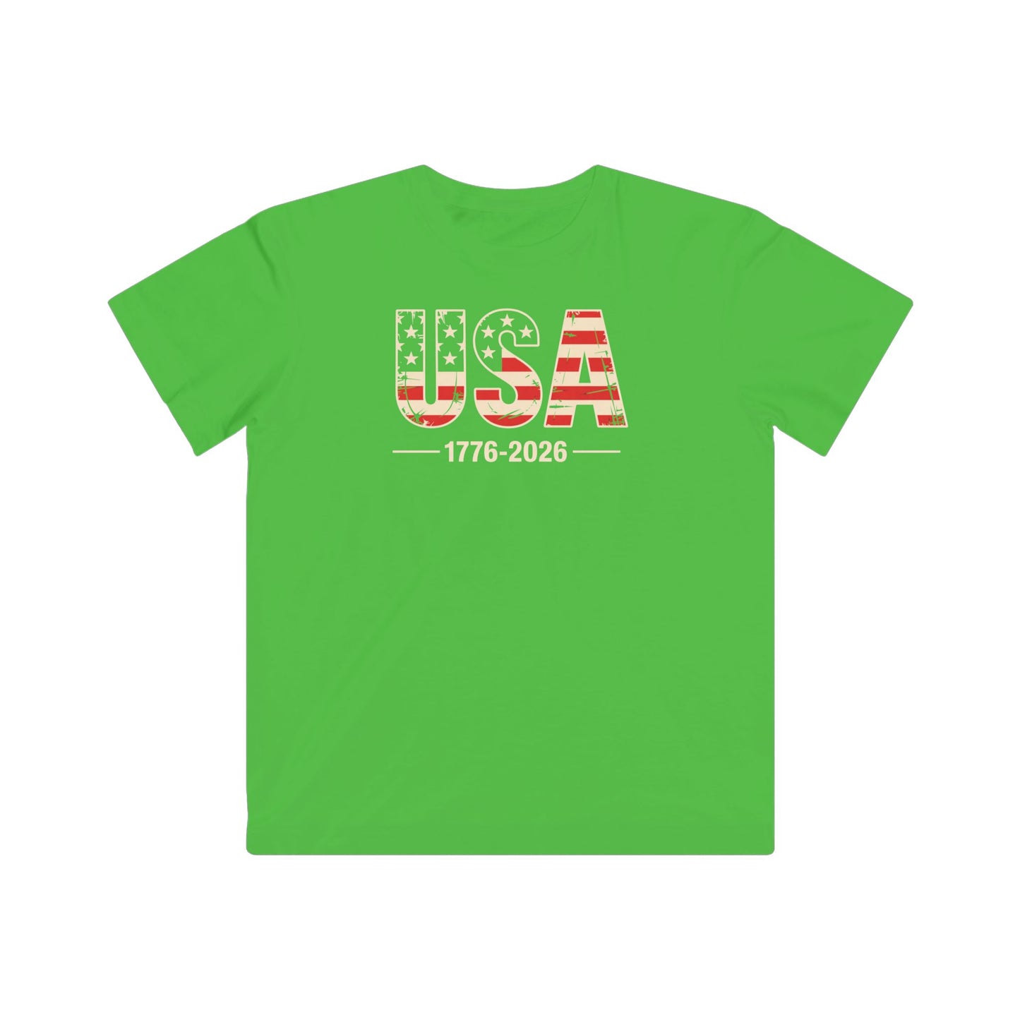 Youth USA 1776-2026 Patriotic Graphic T-Shirt