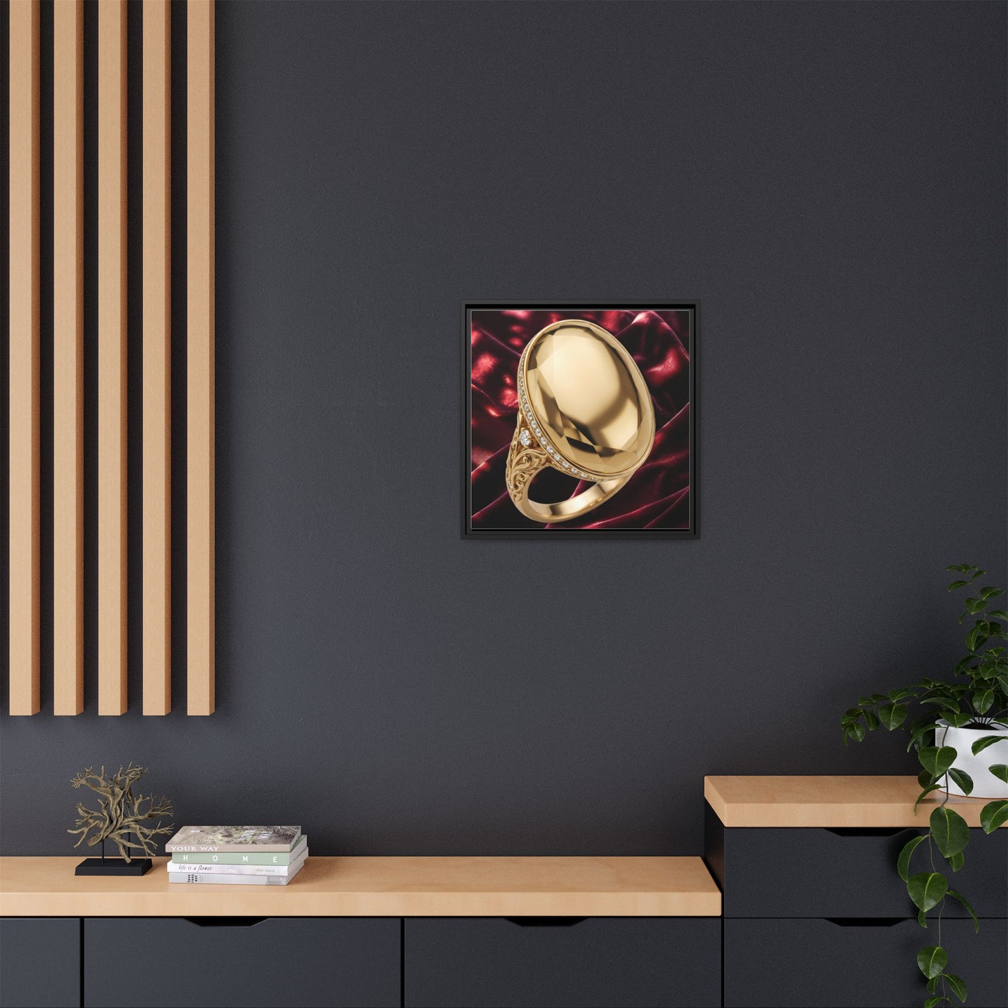 Gilded Velvet Canvas