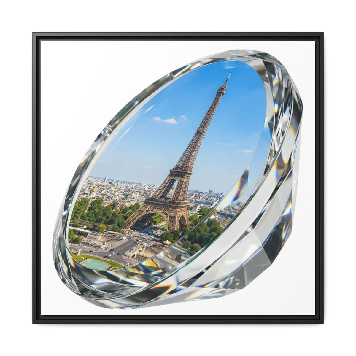 Parisian Vista Framed Art