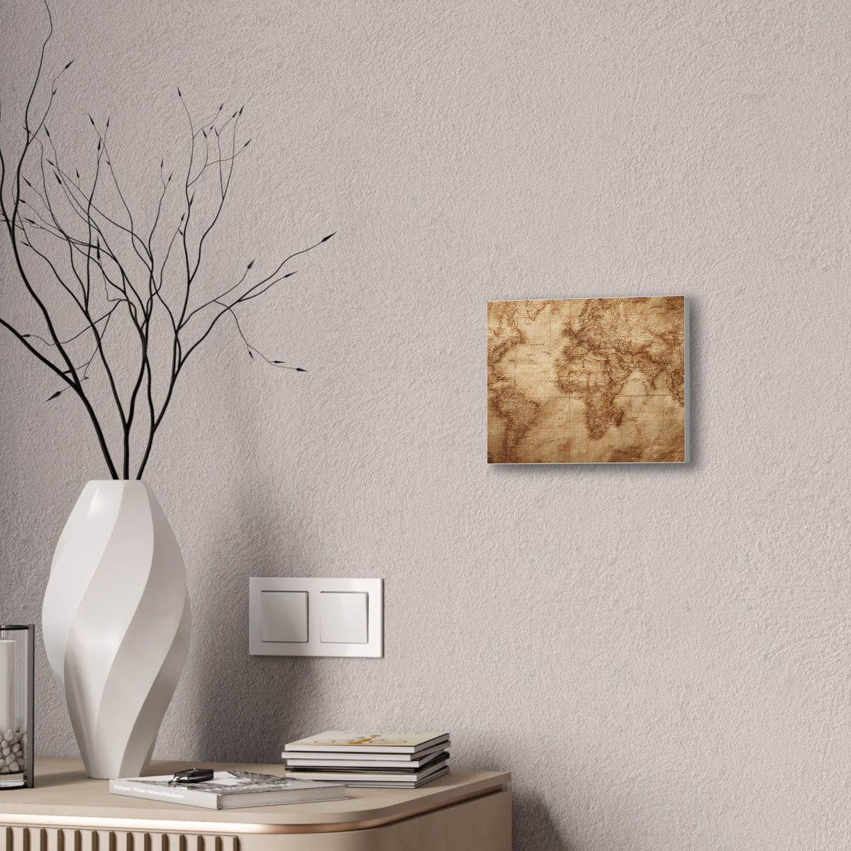 Heritage World Map Canvas Print