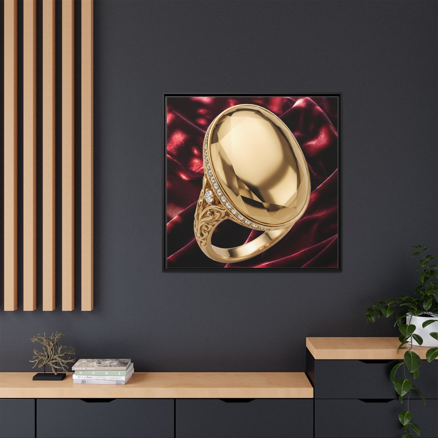 Gilded Velvet Canvas