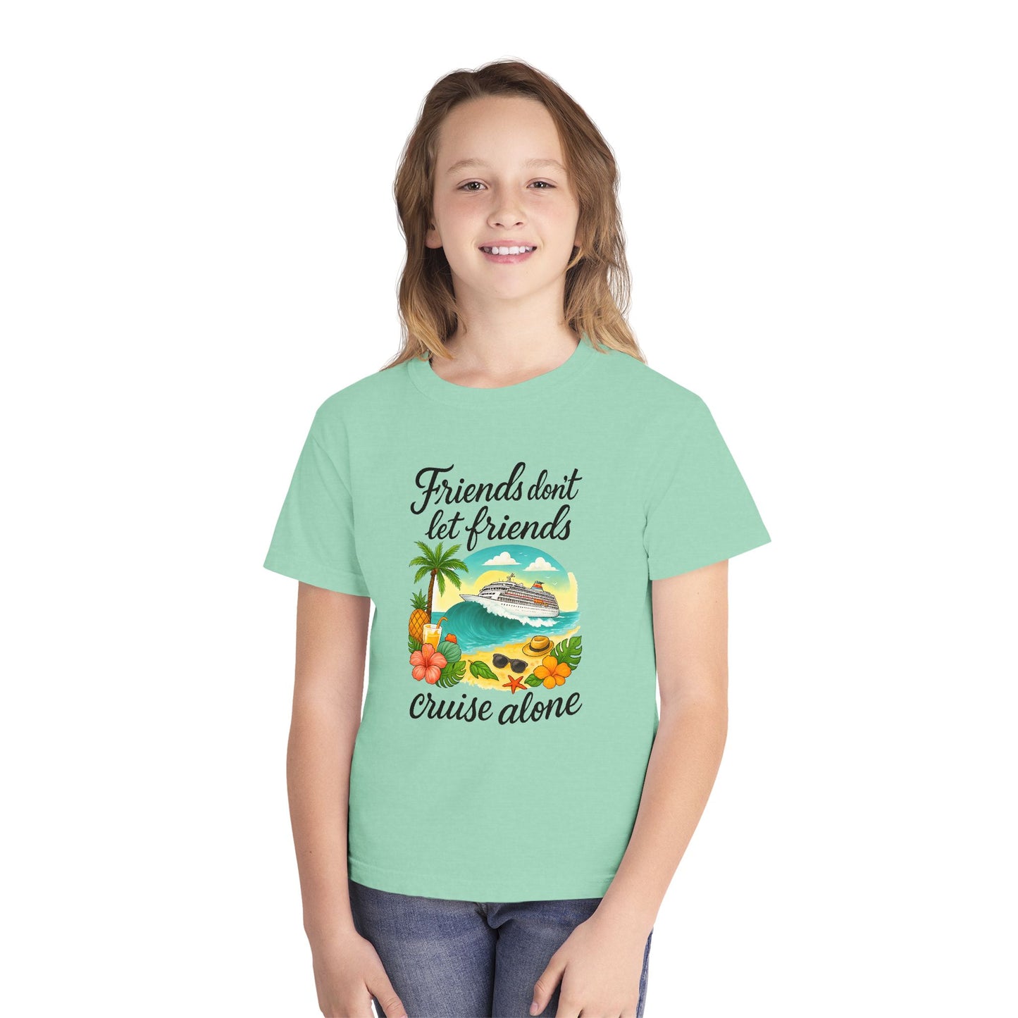 Youth Cruise Vacation Graphic Tee