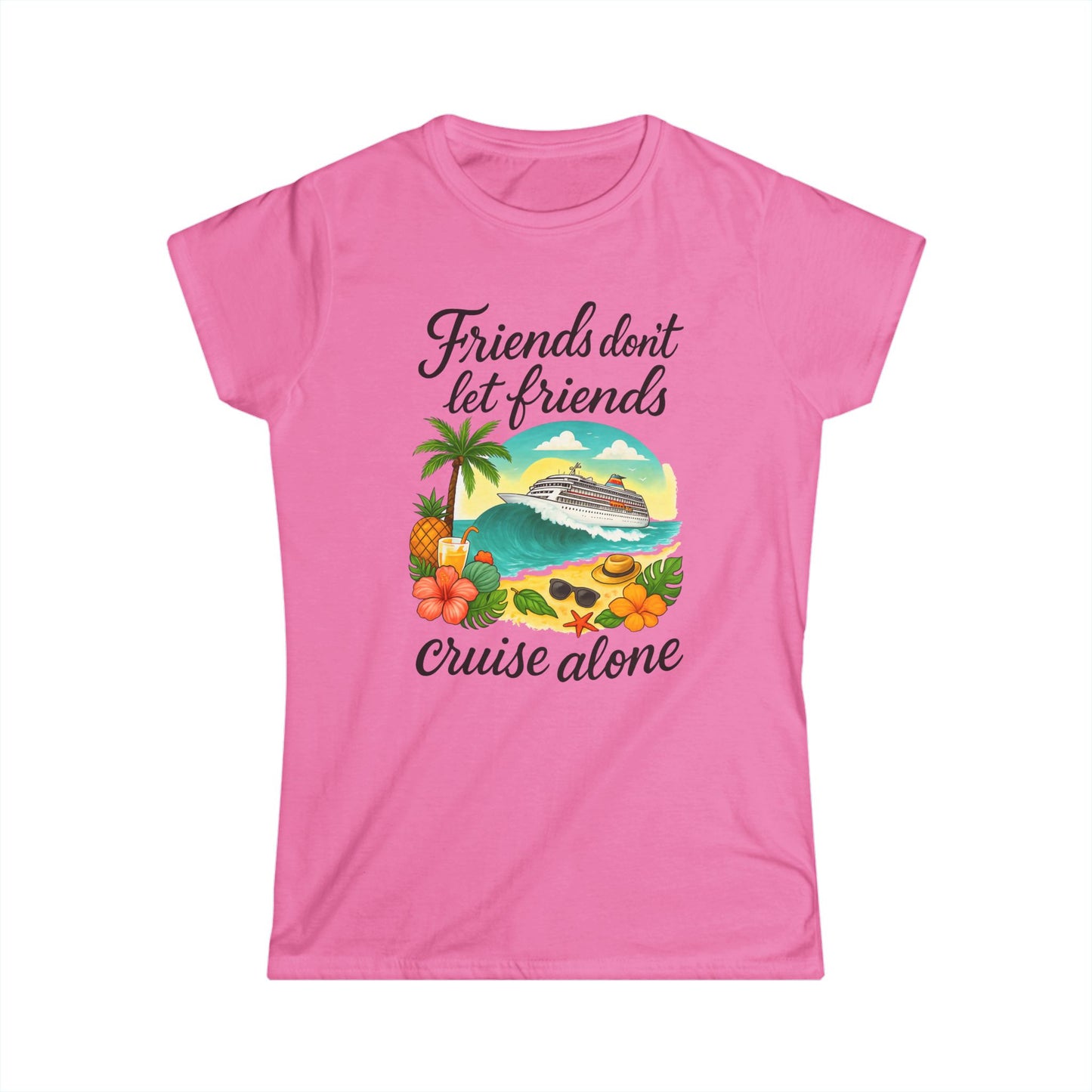 Friends Cruise Alone Graphic Tee