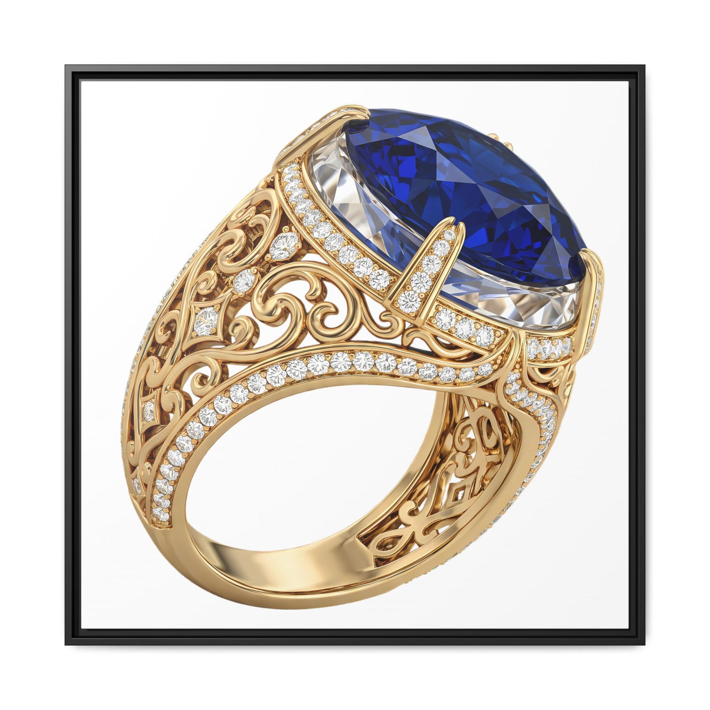 Sapphire Heirloom Canvas Print