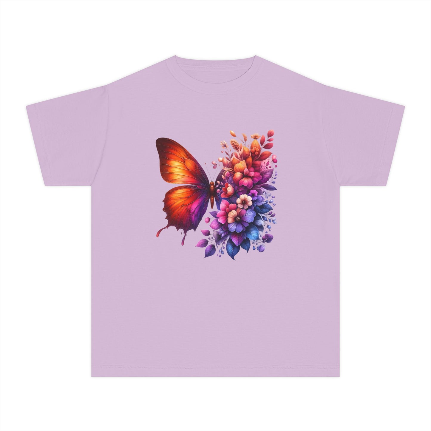 Butterfly Floral Youth T-Shirt