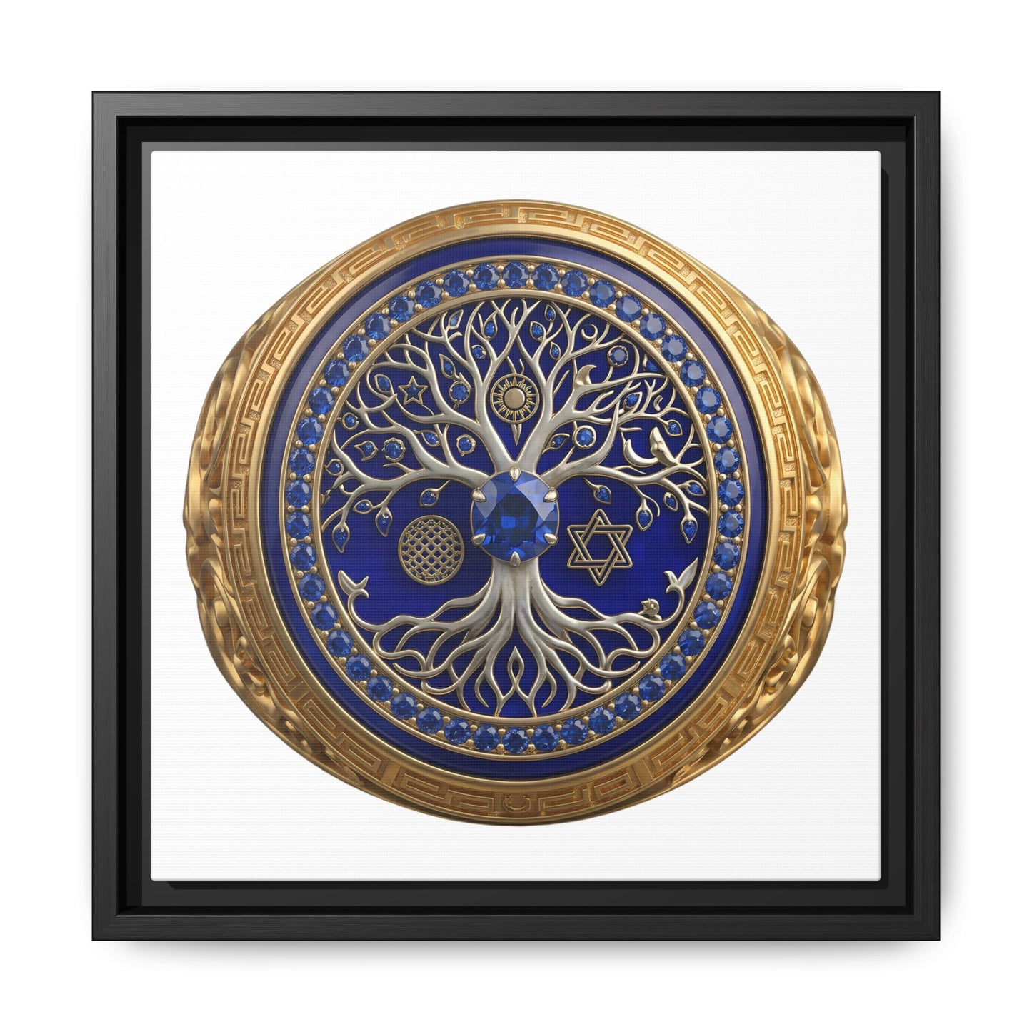 Sacred Tree Medallion Canvas Print