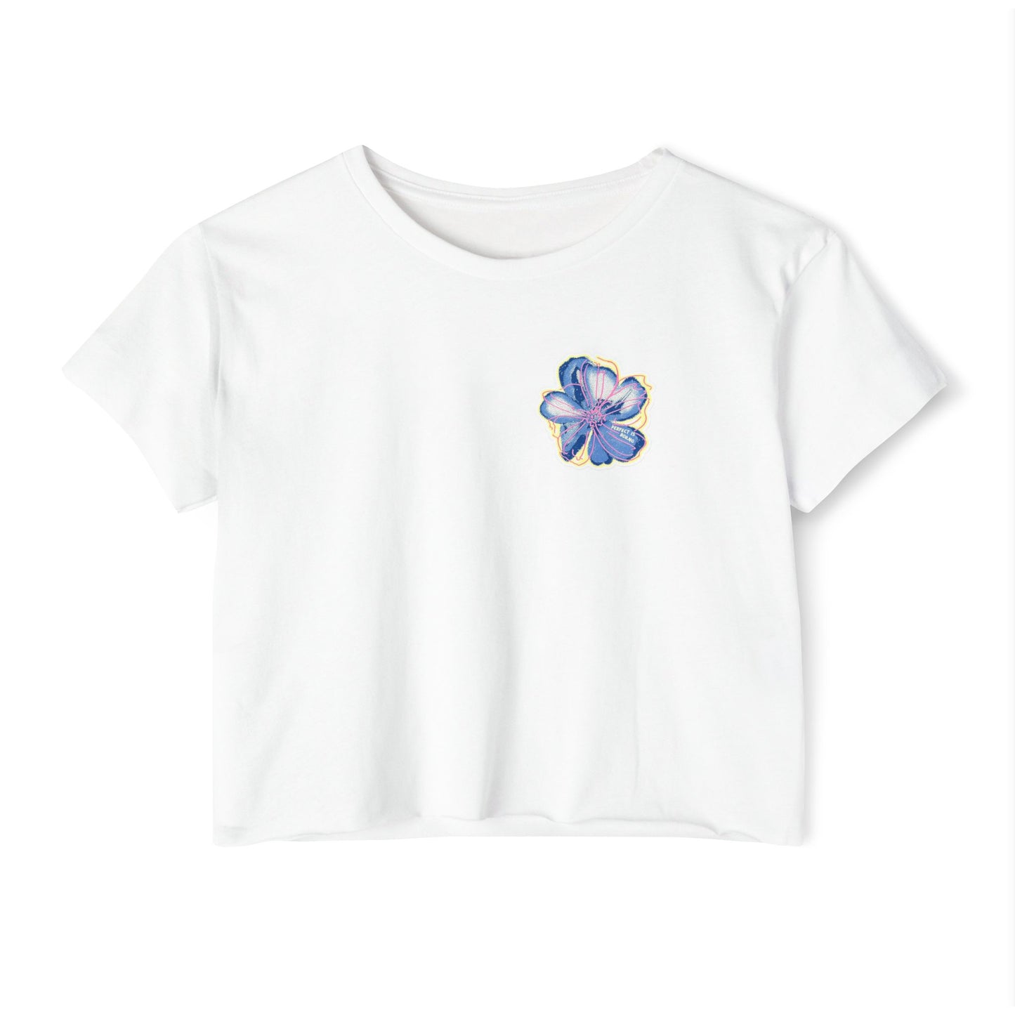 Floral Chest Graphic Boxy Tee