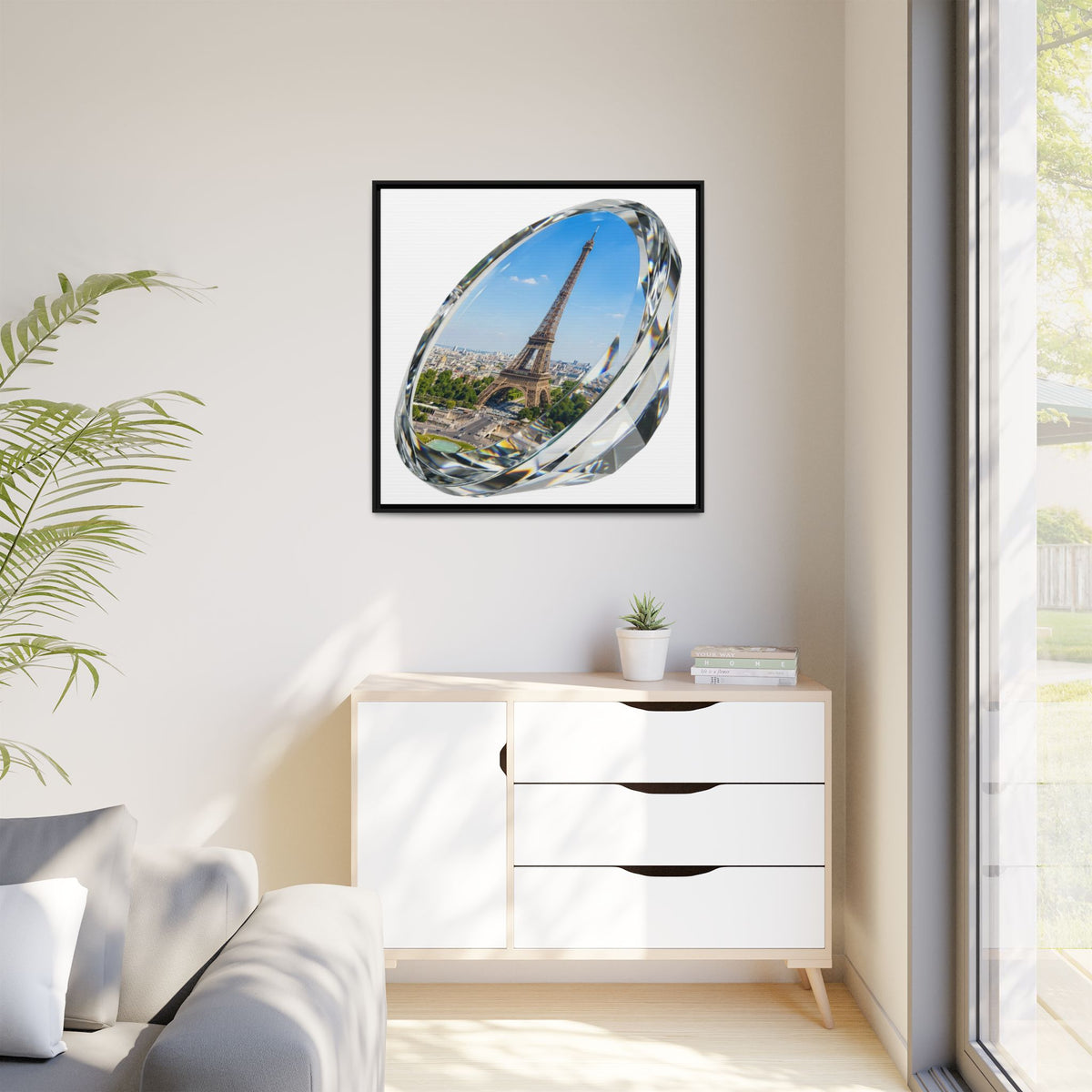 Parisian Vista Framed Art