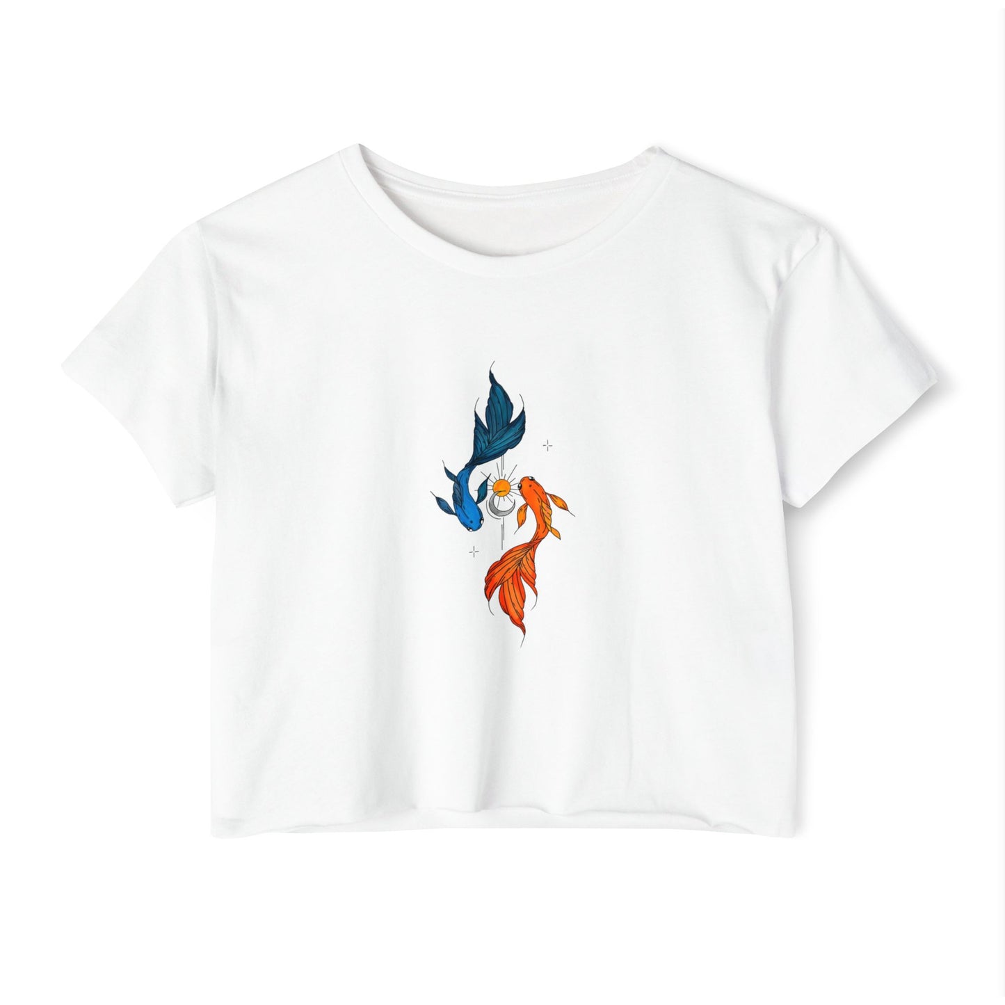 Twin Koi Harmony Boxy Tee