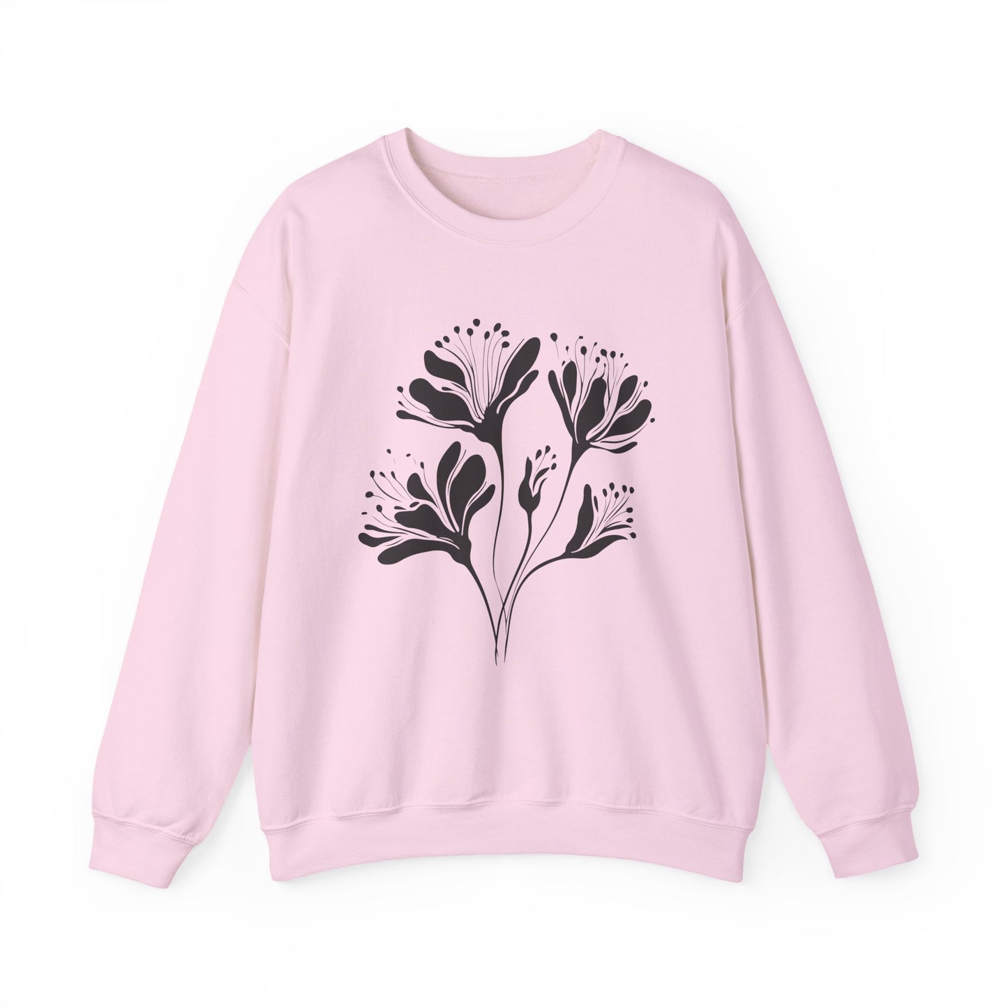 Minimal Floral Line Art Sweatshirt