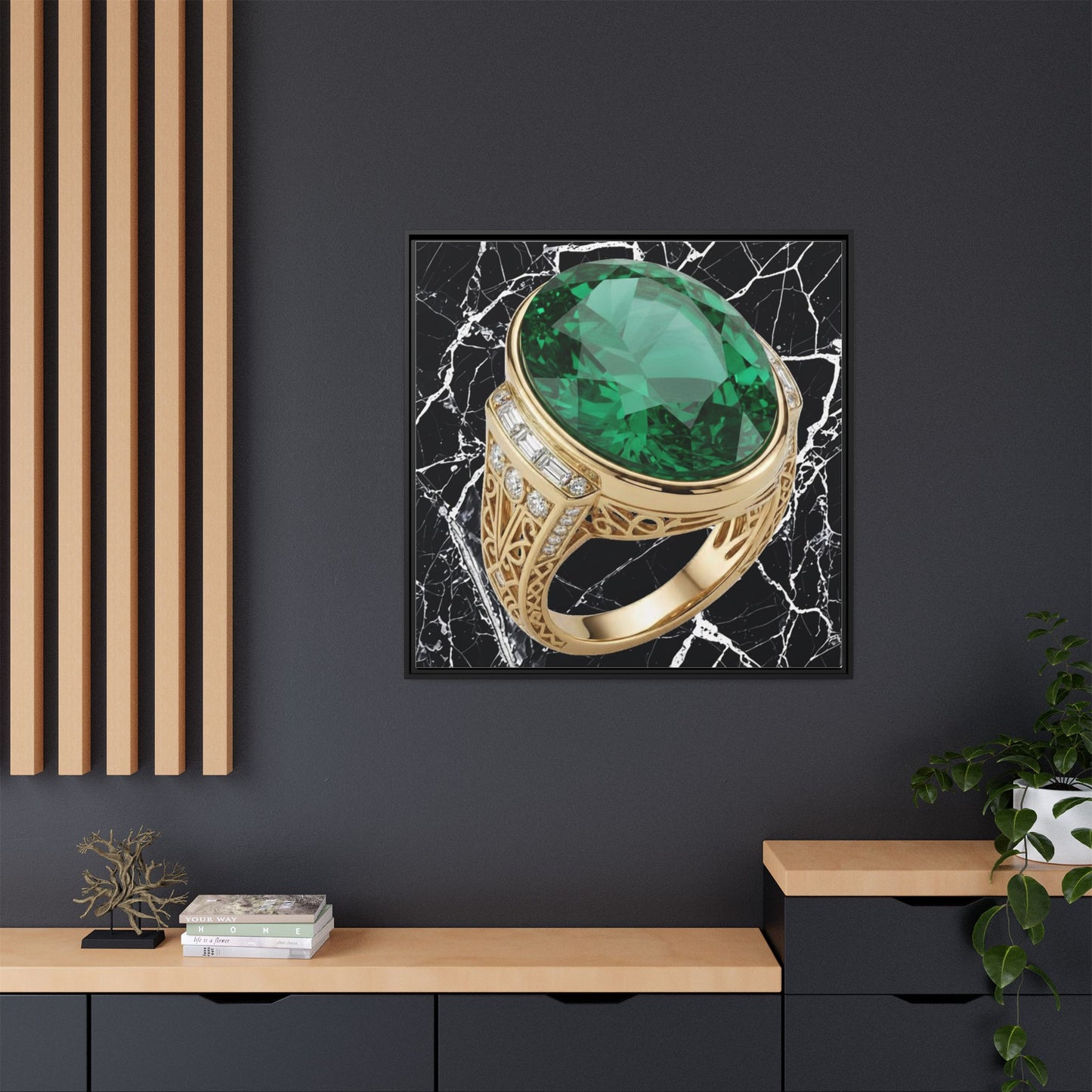 Noir Emerald Heirloom Canvas