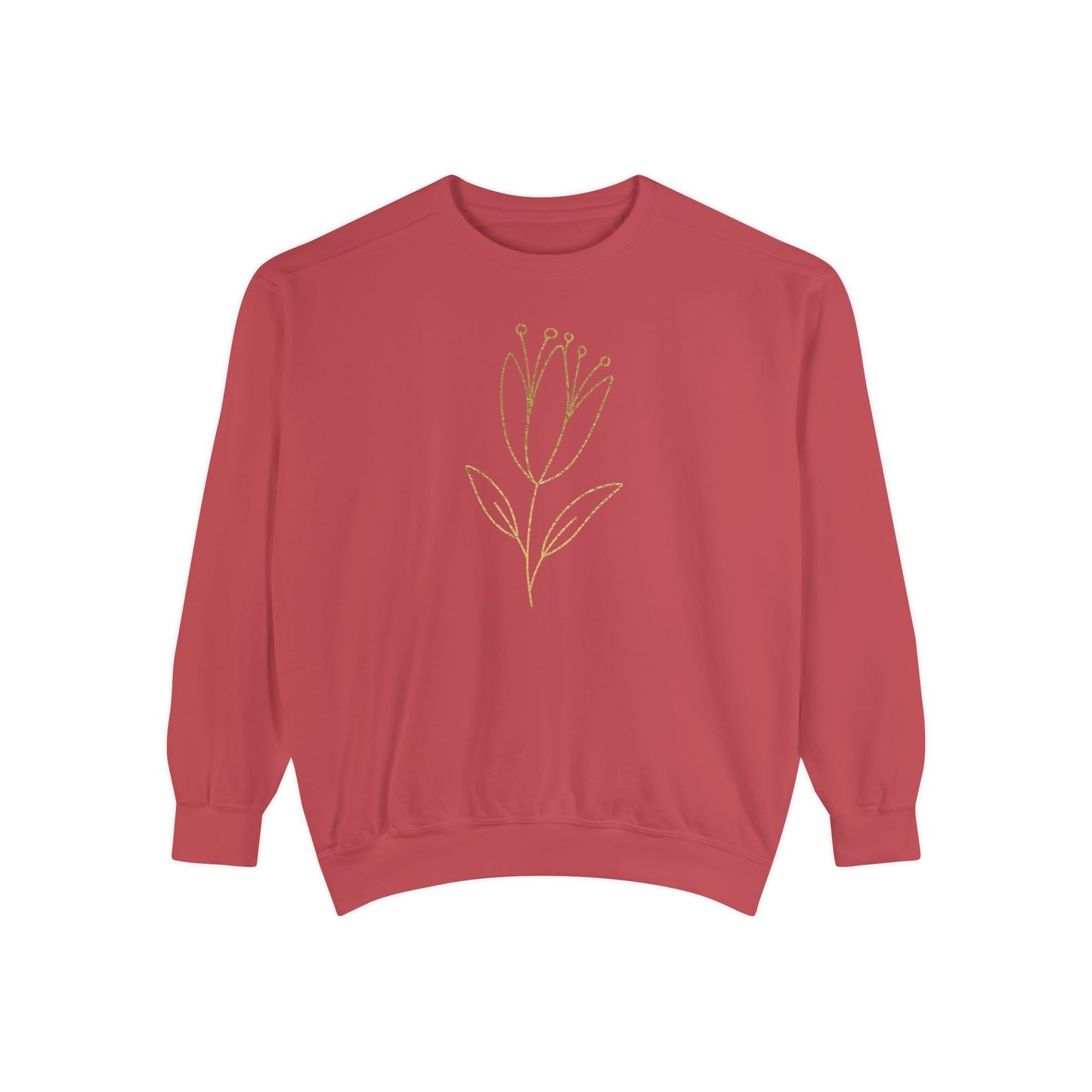 Floral Line Art Sweatshirt