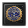 Filigree Tree of Life Framed Canvas