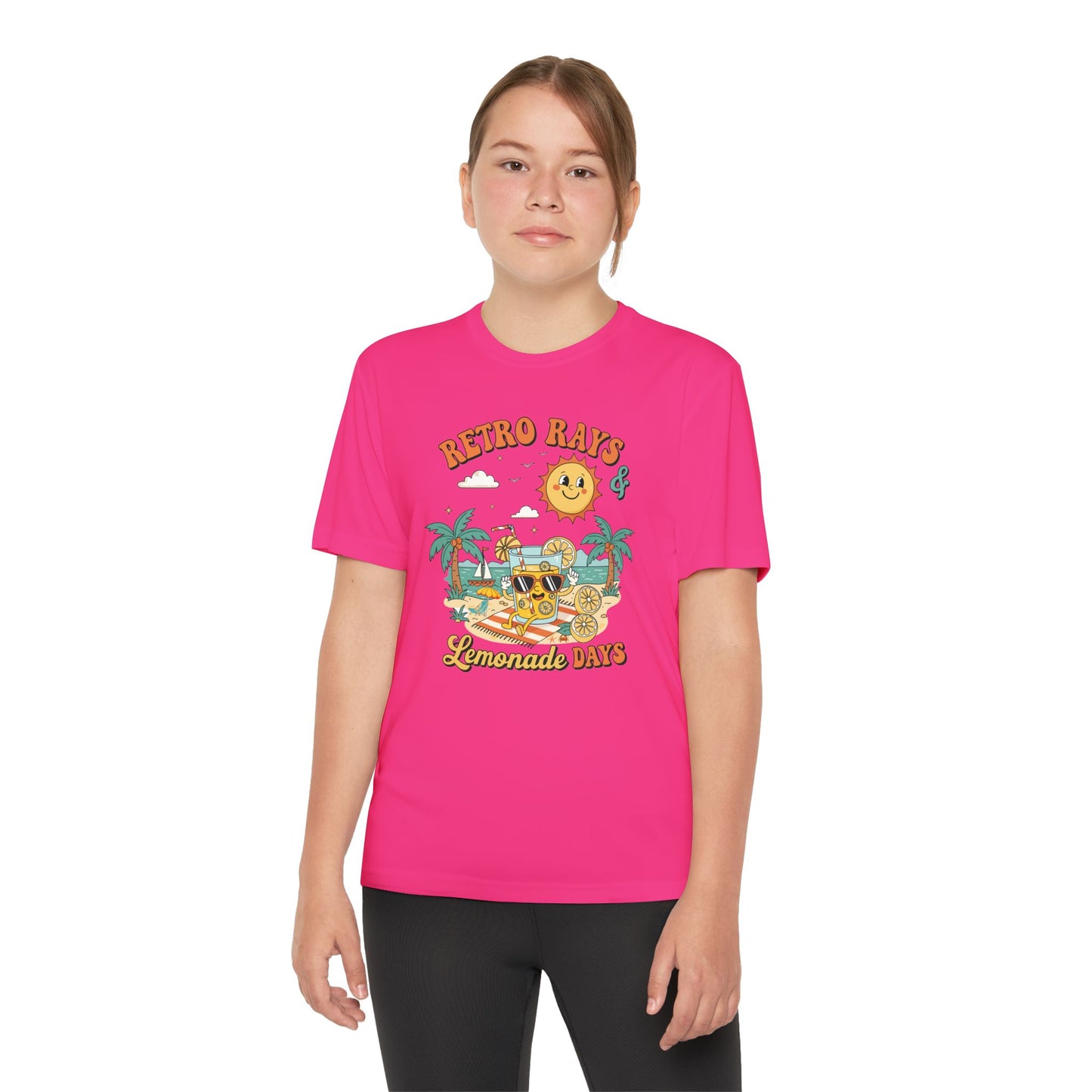 Retro Rays Lemonade Days Youth Tee