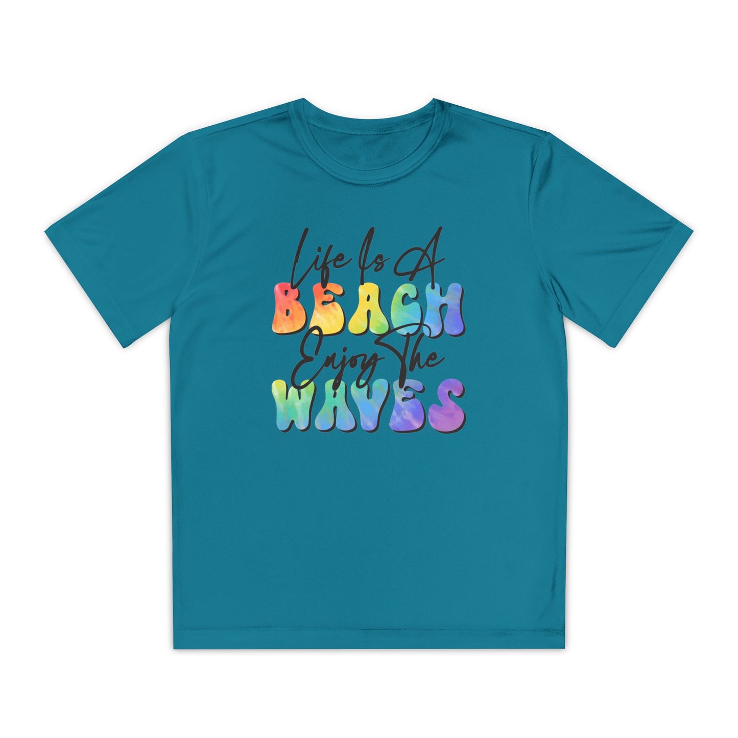 Youth Beach Waves Graphic Tee