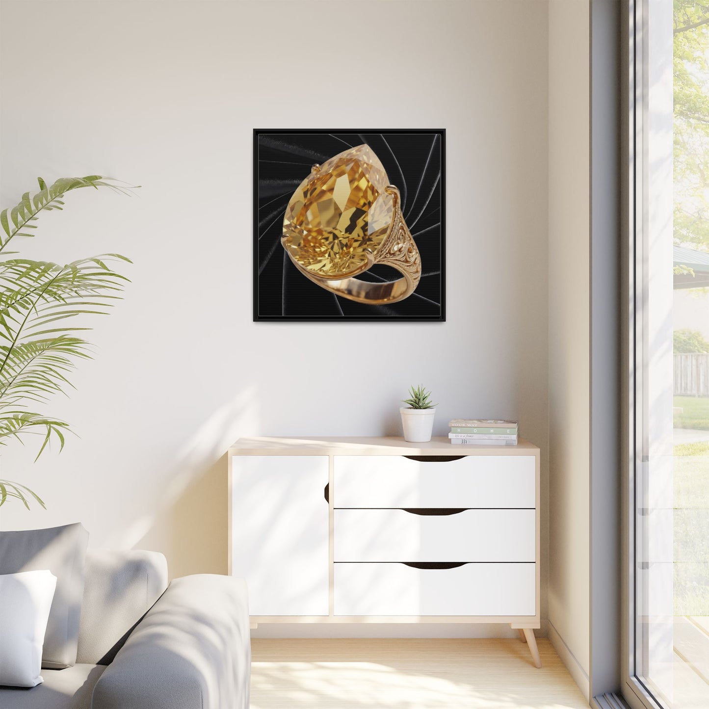 Citrine Nocturne Canvas
