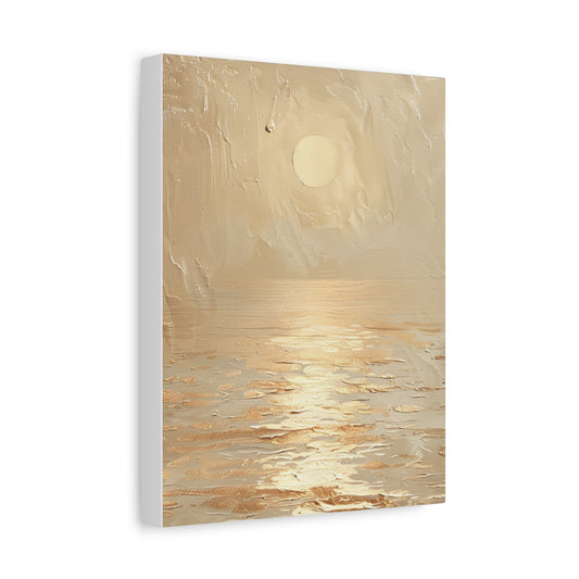 Sunlit Tides Canvas Print